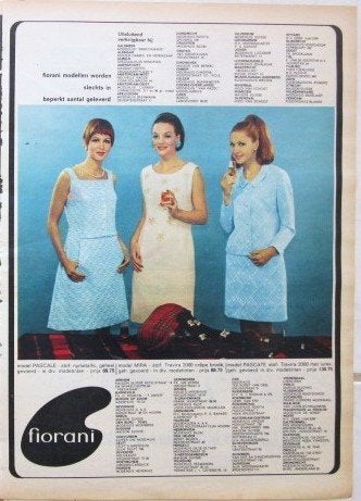 40+ vintage advertenties reclames kleding schoenen mode 67-9, Ophalen of Verzenden, Gebruikt