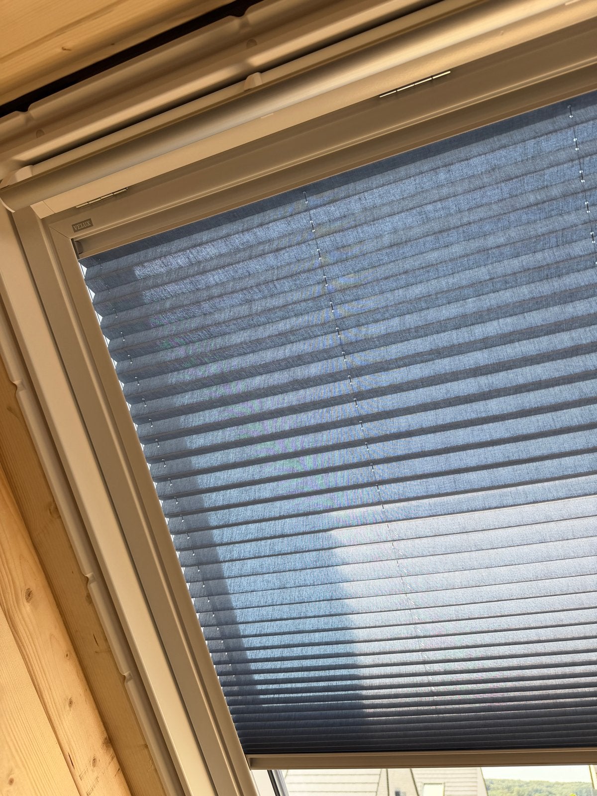 Velux FHL PK08 1282SWL grijs plisségordijn, Lichtdoorlatend, Overige merken, Ophalen of Verzenden, Zo goed als nieuw