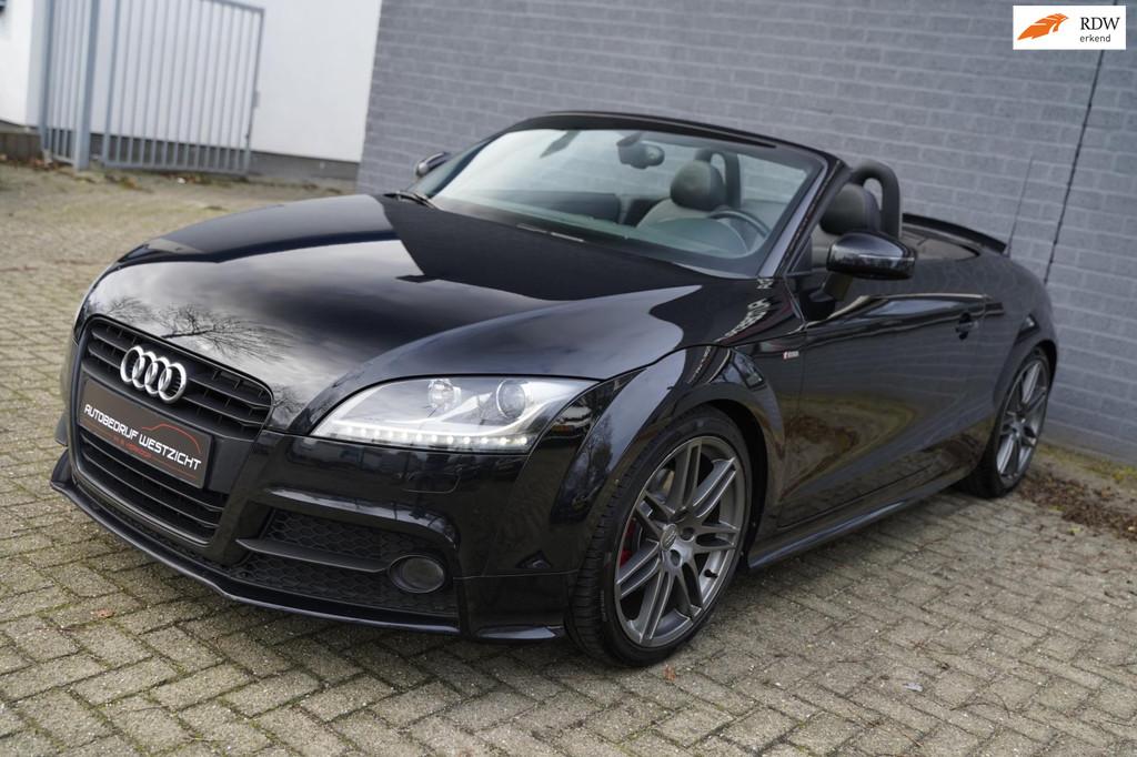 Audi TT Roadster 2.0 TFSI 3x S Line 210pk Automaat Navigatie, TT, Zwart, 4 cilinders, Zwart