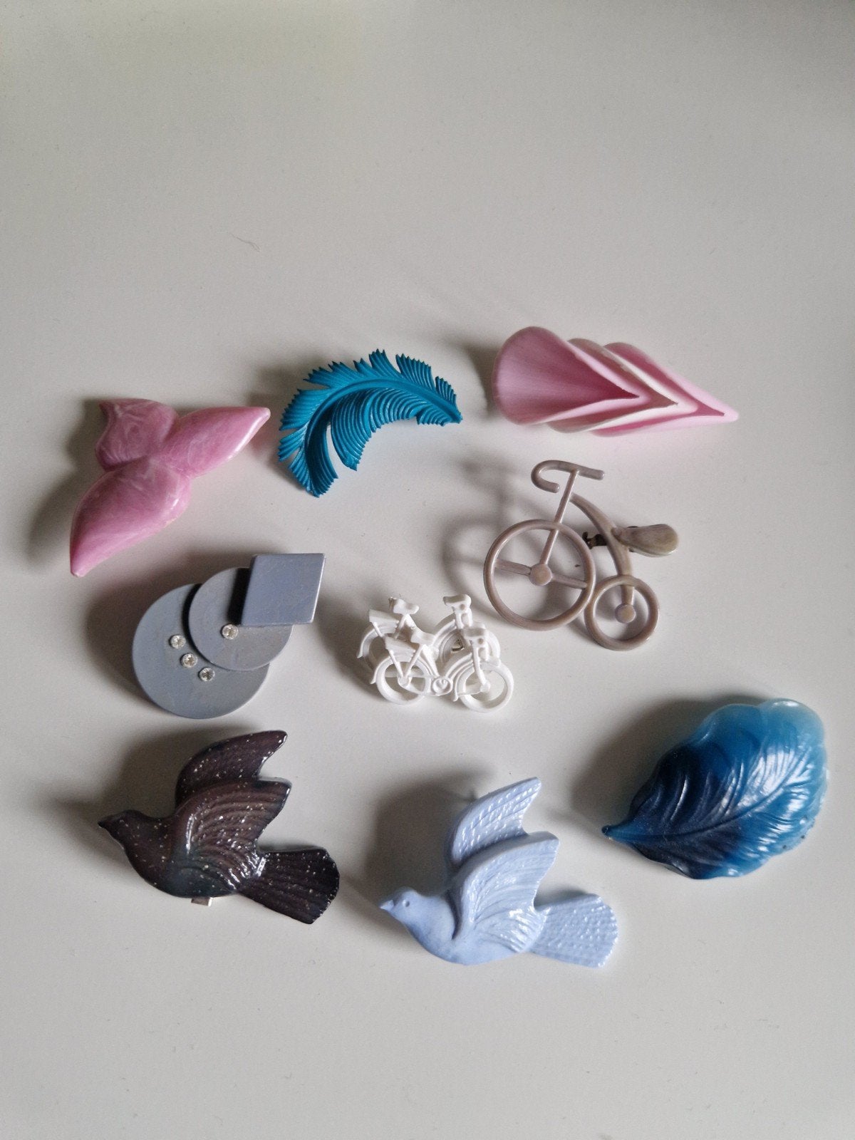 Lot Vintage broches, Verzenden, Zo goed als nieuw, Overige kleuren, Overige materialen