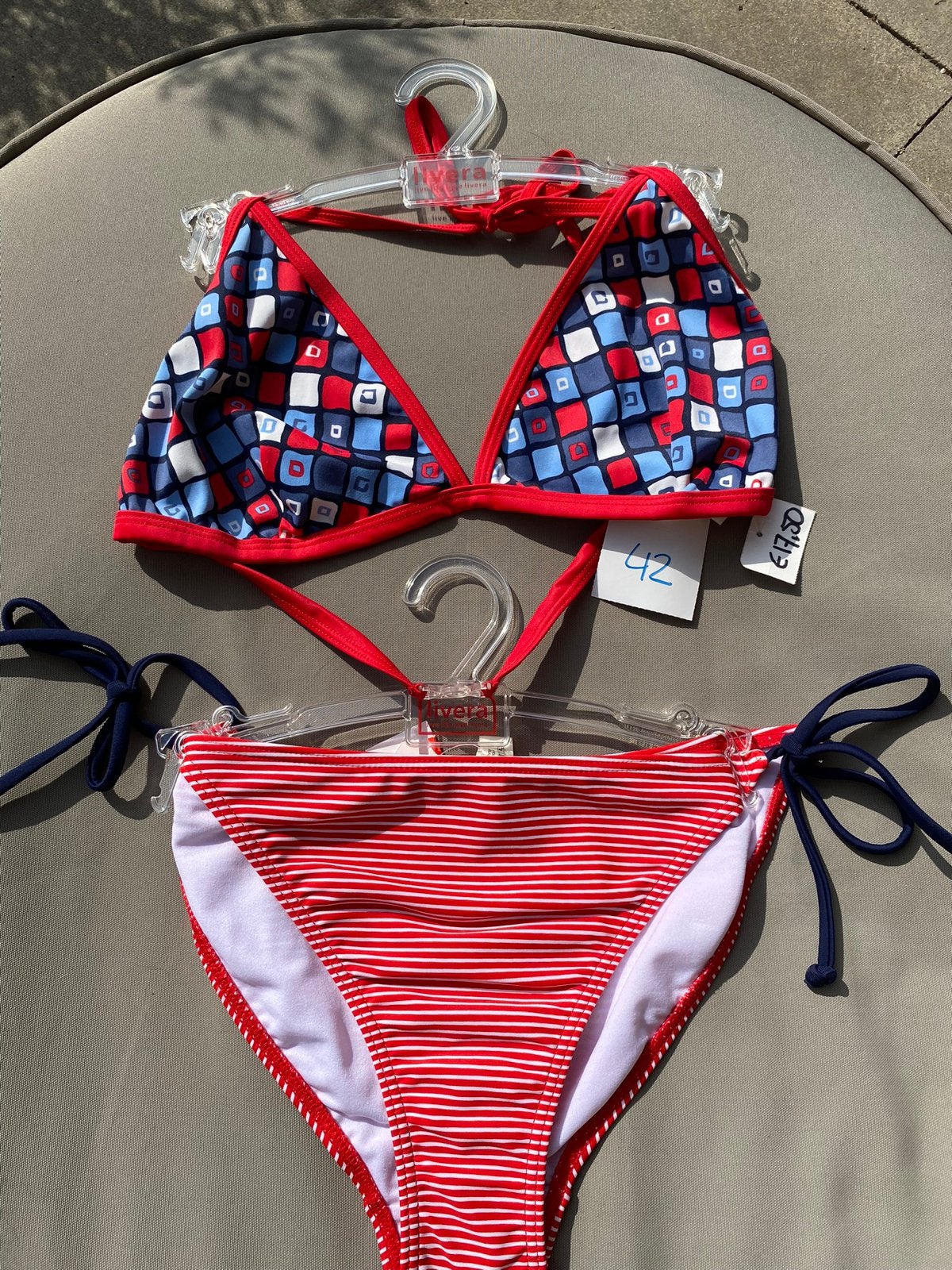 Livera bikini set, Kleding | Dames, Badmode en Zwemkleding, Nieuw, Bikini, Rood, Ophalen of Verzenden