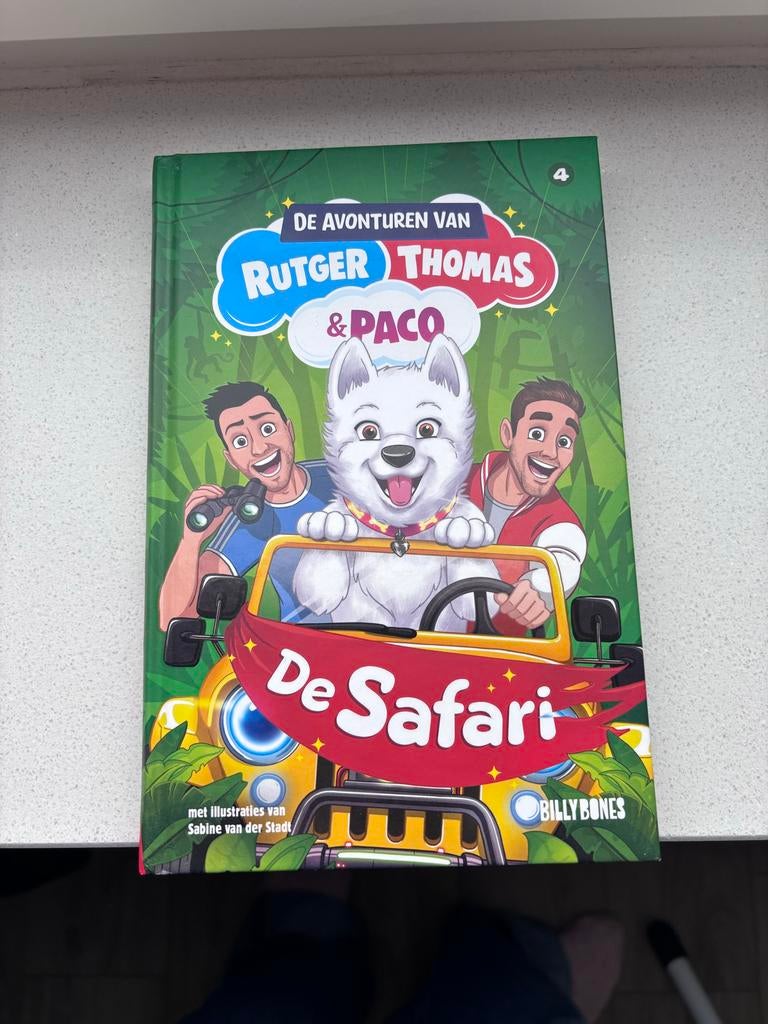 De Avonturen van Rutger, Thomas & Paco: De Safari, Boeken, Kinderboeken | Jeugd | onder 10 jaar, Ophalen of Verzenden, Zo goed als nieuw