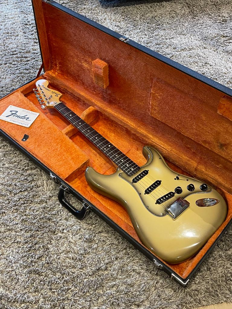 Fender 1978 Stratocaster Antigua, Muziek en Instrumenten, Ophalen, Gebruikt, Solid body, Fender