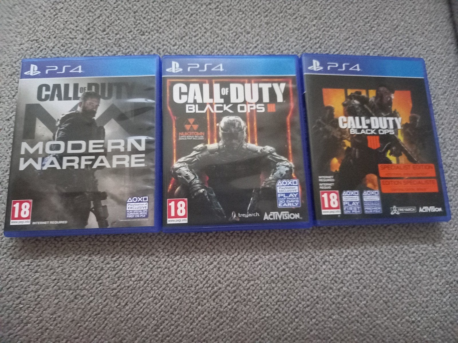 3x Call of Duty, Spelcomputers en Games, Vanaf 18 jaar, Shooter, 1 speler, Ophalen of Verzenden