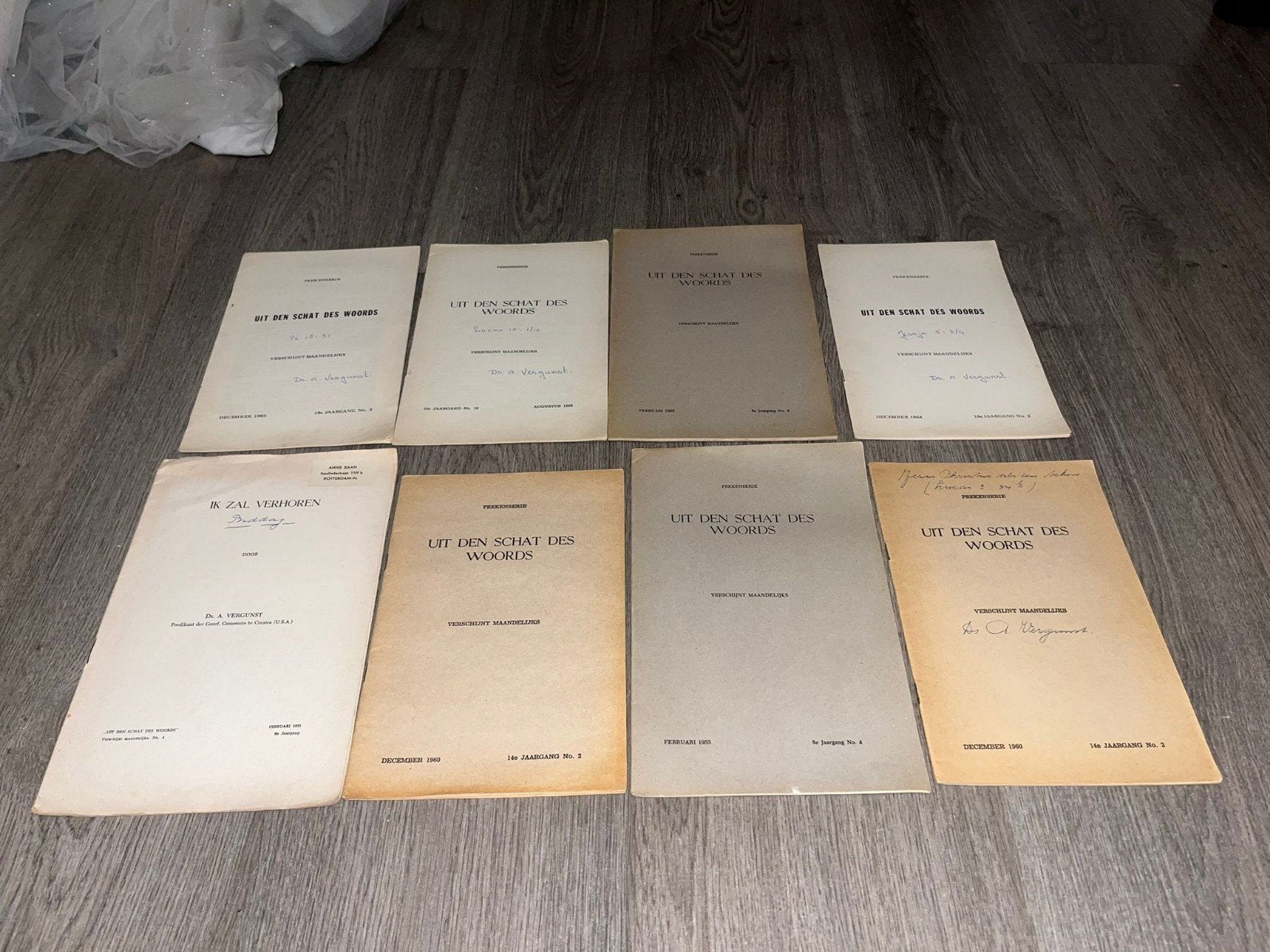 Ds. A. Vergunst uit de schat des Woords preken, Ophalen of Verzenden, Gelezen, Ds. A. Vergunst, Christendom | Protestants