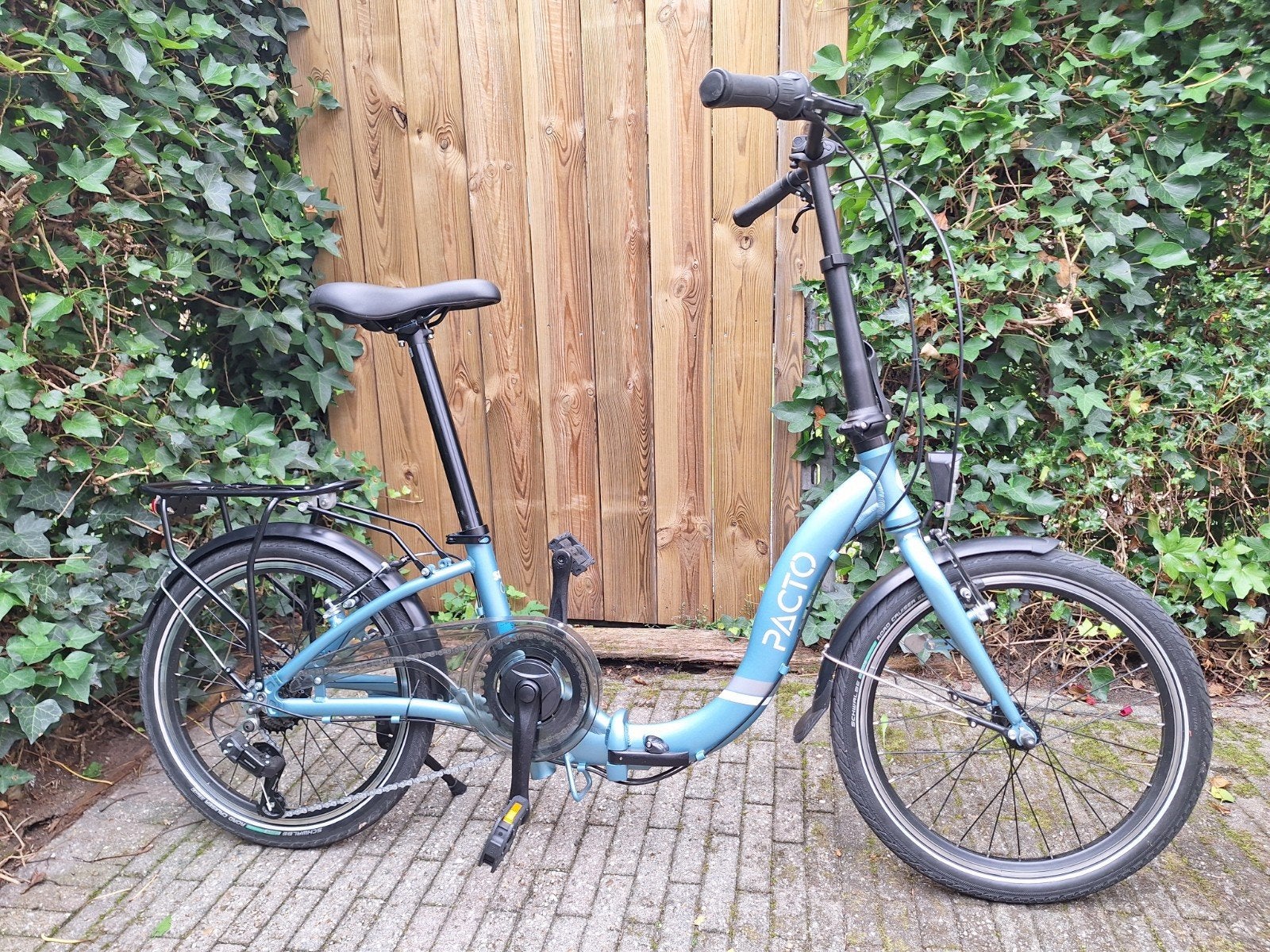 Pacto six vouwfiets lage instap, 20 inch of meer, Velgrem, Versnellingen, Zo goed als nieuw