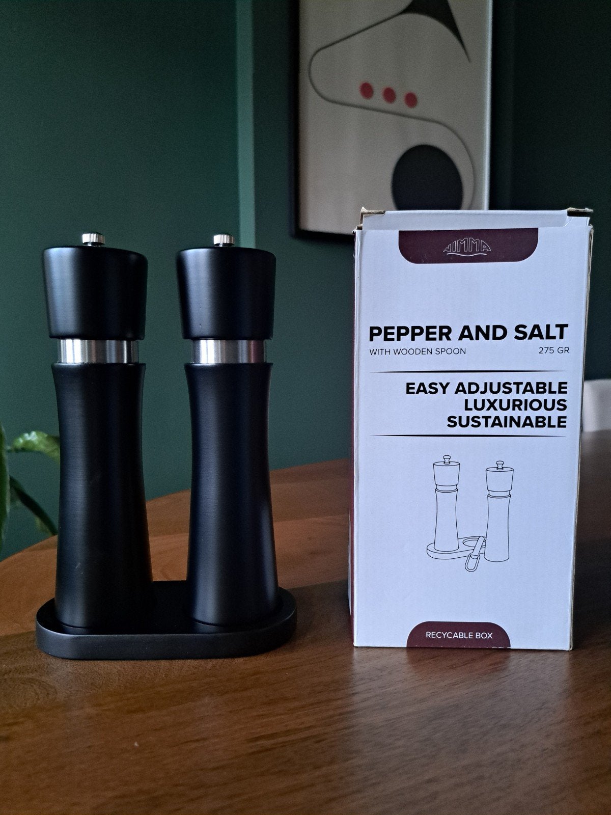 Peper- en zoutmolenset Nimma, Overige typen, Hout, Nieuw, Ophalen of Verzenden