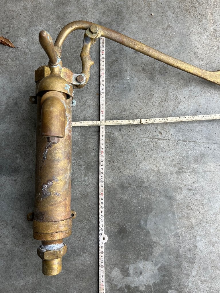 Antieke Waterpomp koper, Ophalen, Gebruikt, Handmatig, Overige typen