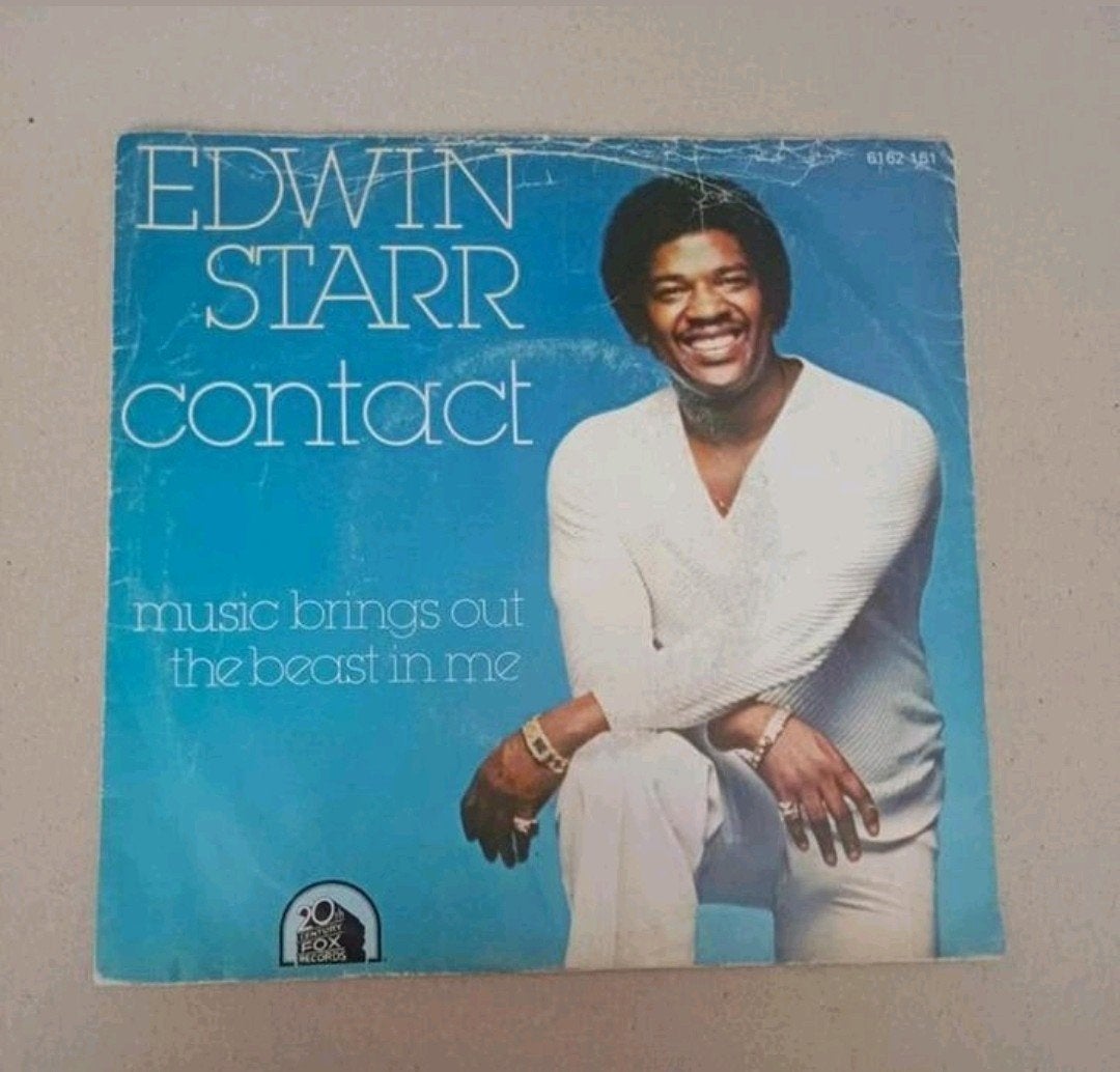 Edwin Starr - Contact, Beschermende buitenhoes, Ophalen of Verzenden, Gebruikt, Pop