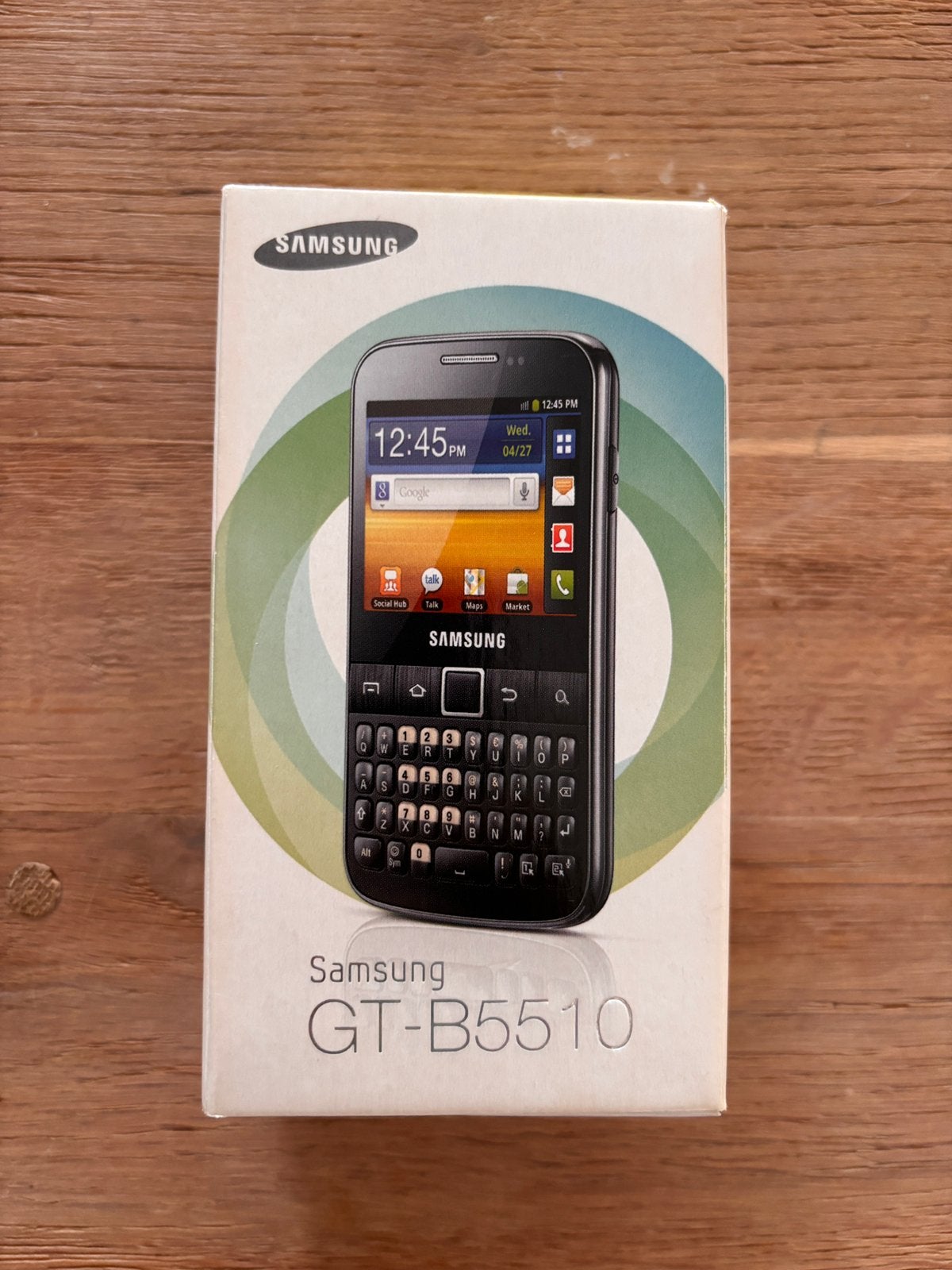 Samsung Galaxy Y Pro GT-B5510 - compleet, Gebruikt, Overige modellen, Zwart, Fysiek toetsenbord