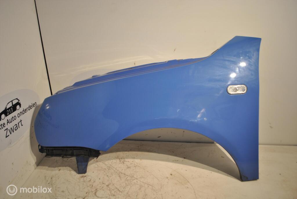 Linker voorscherm blauw Vw Lupo • ('98-'05) 6E0821225B, Gebruikt, Volkswagen, Ophalen of Verzenden, Volkswagen