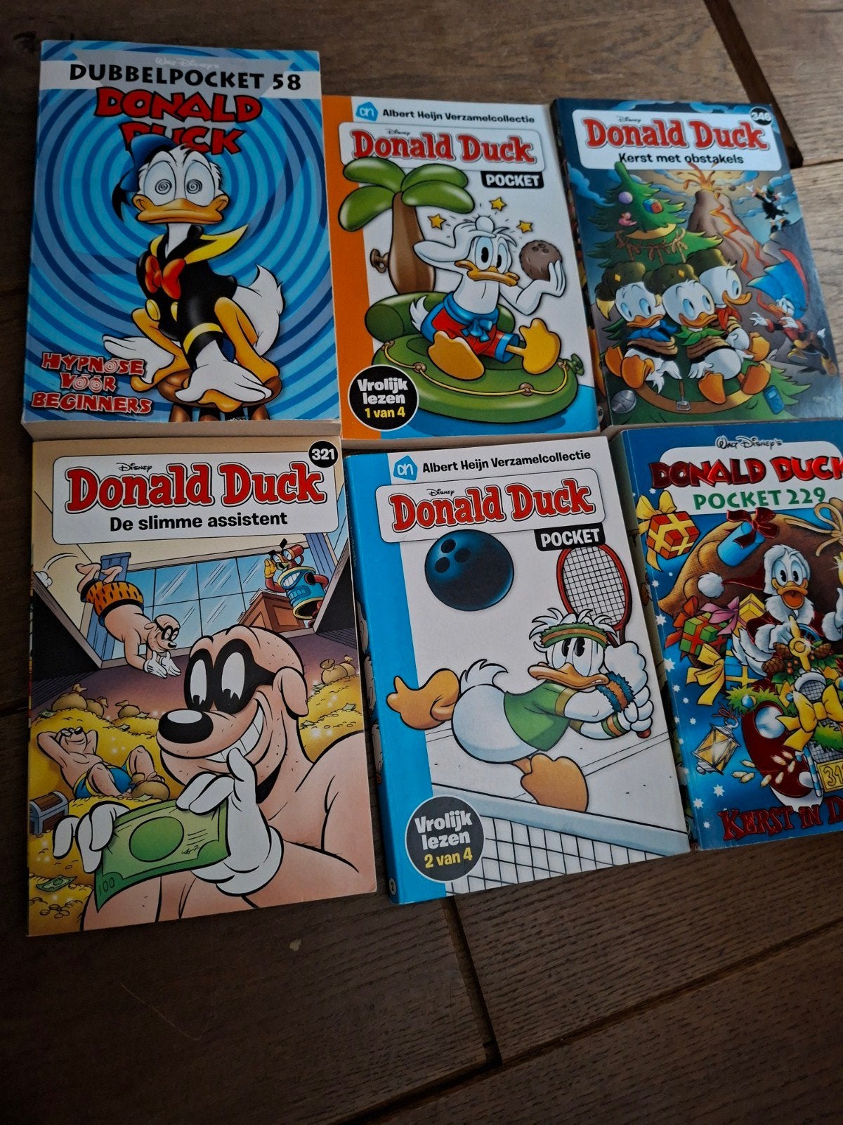 Donald Duck Pocket en Verzamelcollectie - 6 stuks, Ophalen