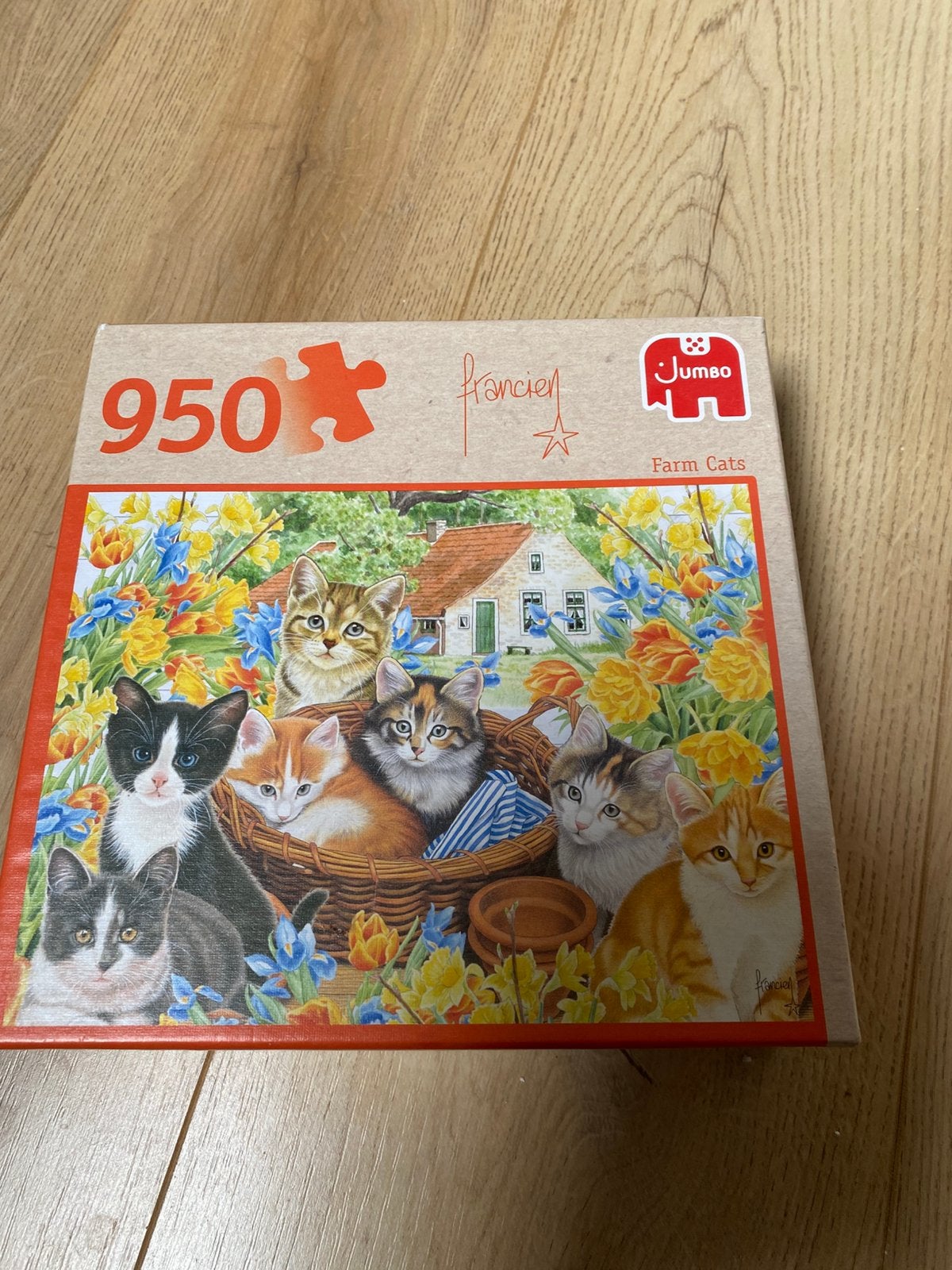 Jumbo puzzel Francien, Ophalen of Verzenden, 500 t/m 1500 stukjes, Zo goed als nieuw