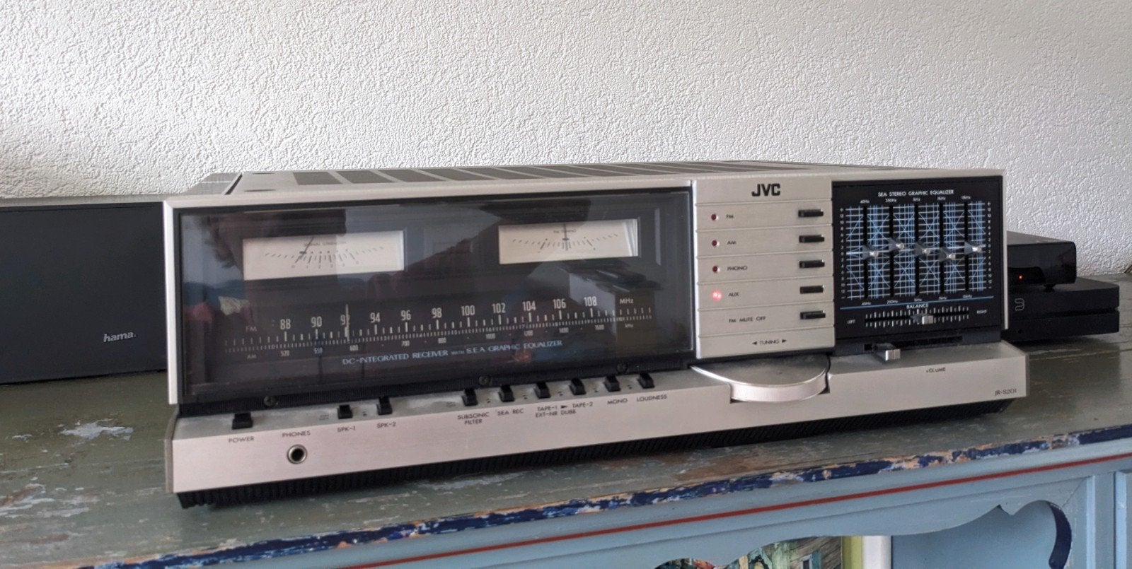 JVC JR S201, Audio, Tv en Foto, Gebruikt, JVC, Ophalen of Verzenden, Minder dan 60 watt