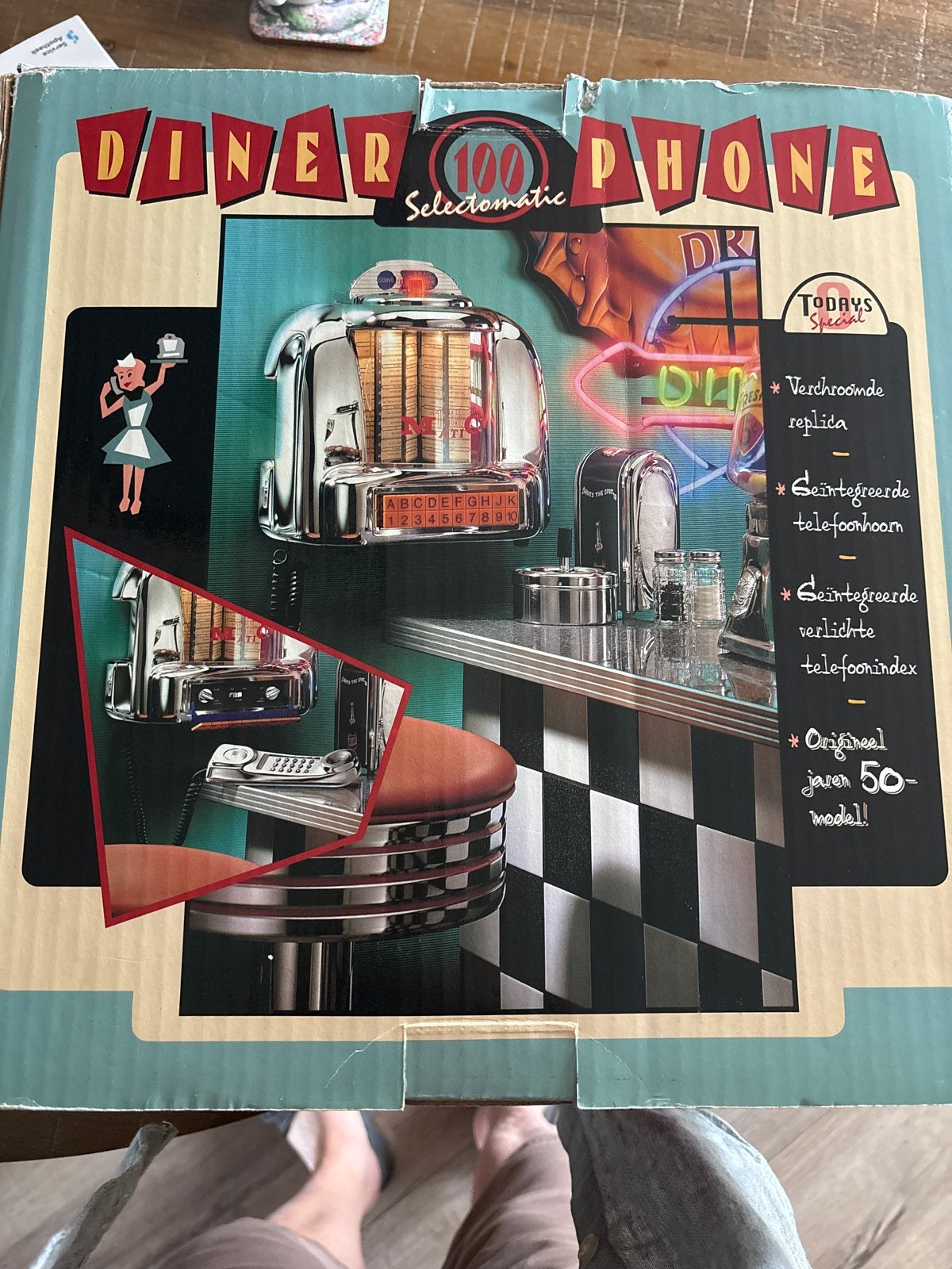 Diner Phone Selectomatic - Jaren '50 Stijl Telefoon, Telecommunicatie, Vaste telefoons | Handsets en Draadloos, Ophalen of Verzenden