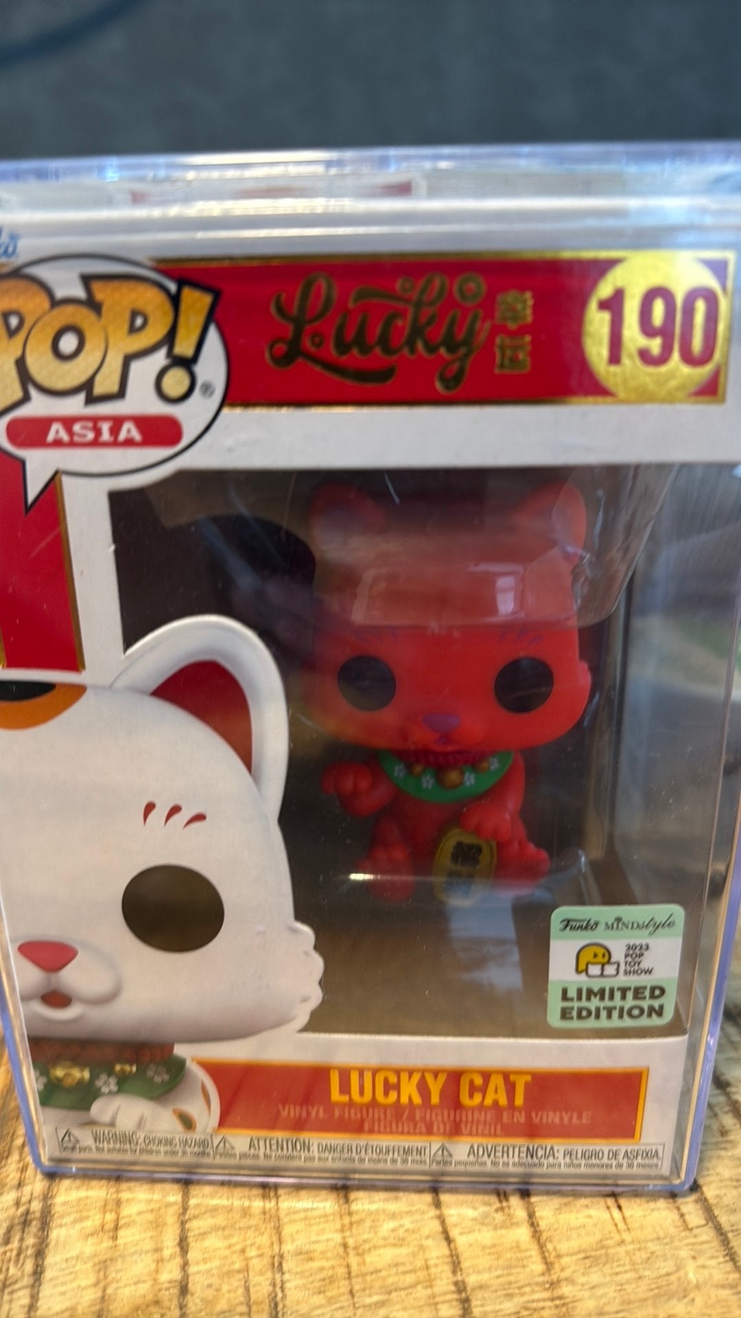 Funko Pop Asia lucky cat, Ophalen of Verzenden, Zo goed als nieuw