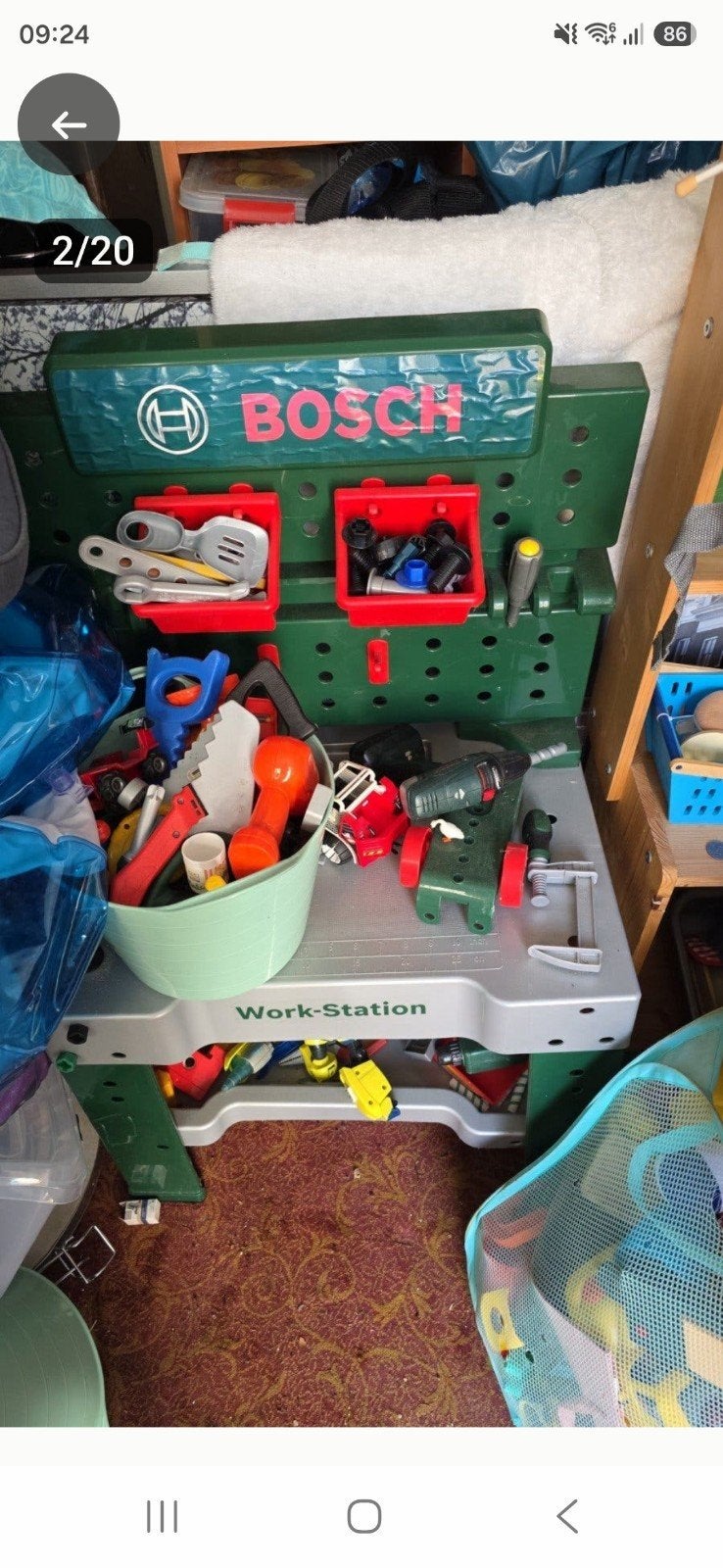 bosch gereedschap, Ophalen