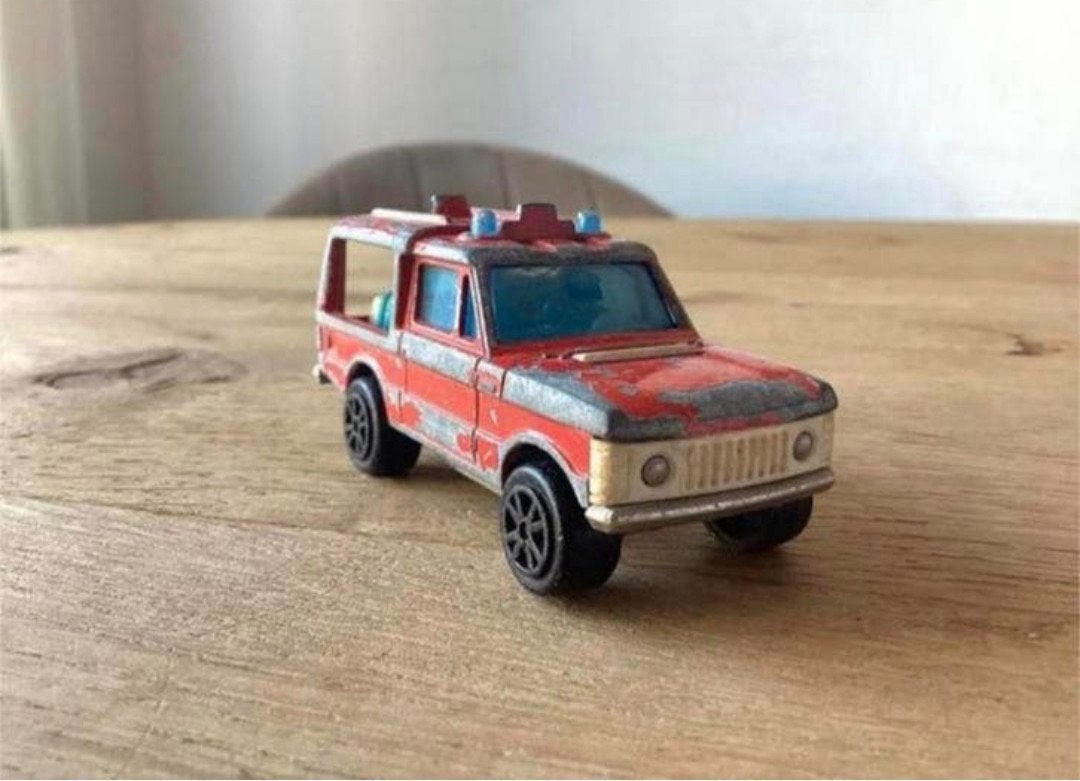 3x Majorette brandweervoertuigen – Made in France, Ophalen of Verzenden, Gebruikt, Auto