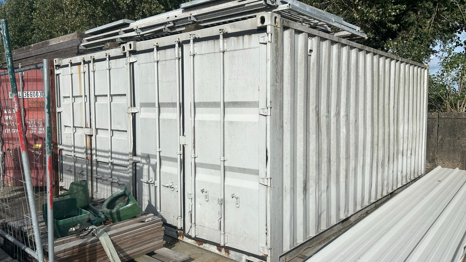 Dubbele Opslagcontainer 20ft - Ideaal voor opslag, Ophalen