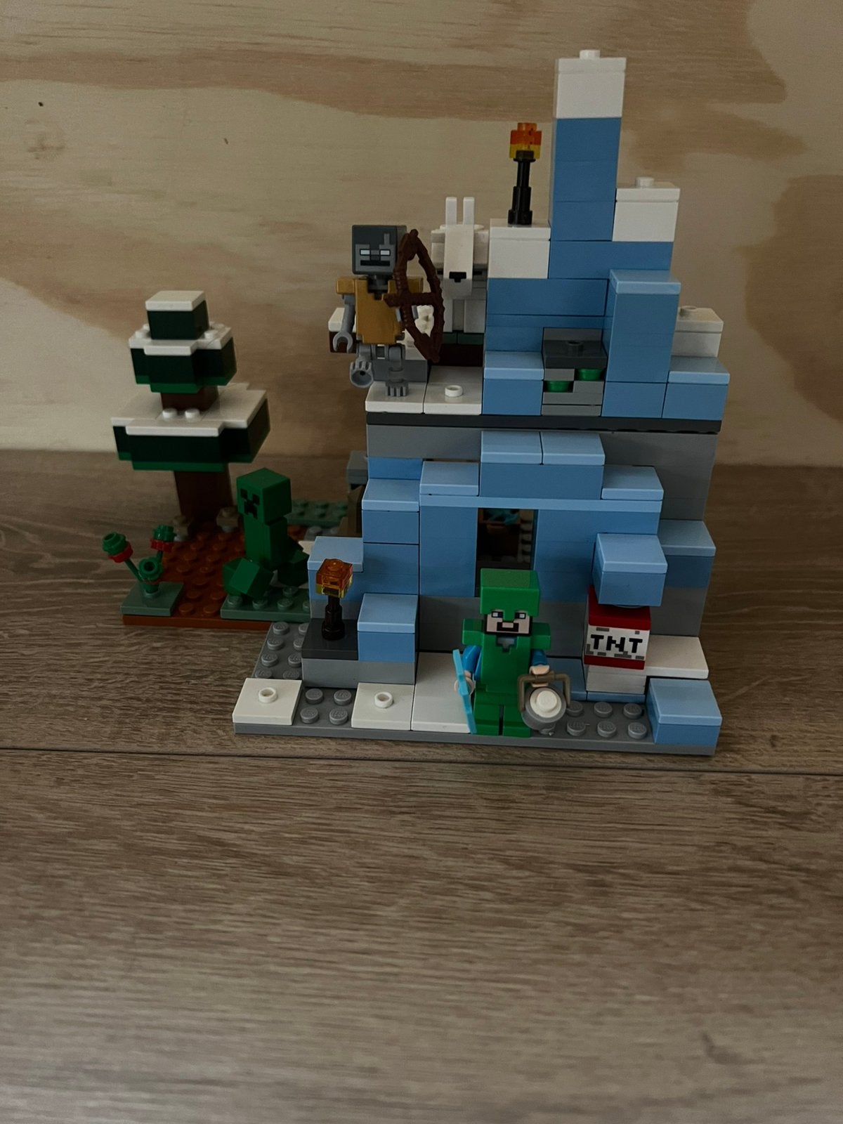 Mincraft lego 100% compleet de ijsbergtoppen  21243, Ophalen of Verzenden, Zo goed als nieuw
