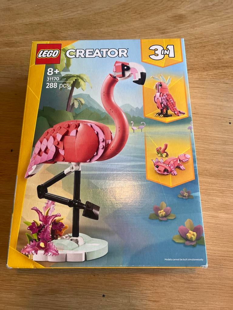 LEGO Creator 3-in-1 Roze Flamingo (31170) - Nieuw in doos, Lego, Ophalen of Verzenden, Zo goed als nieuw, Ongeopend/sealed