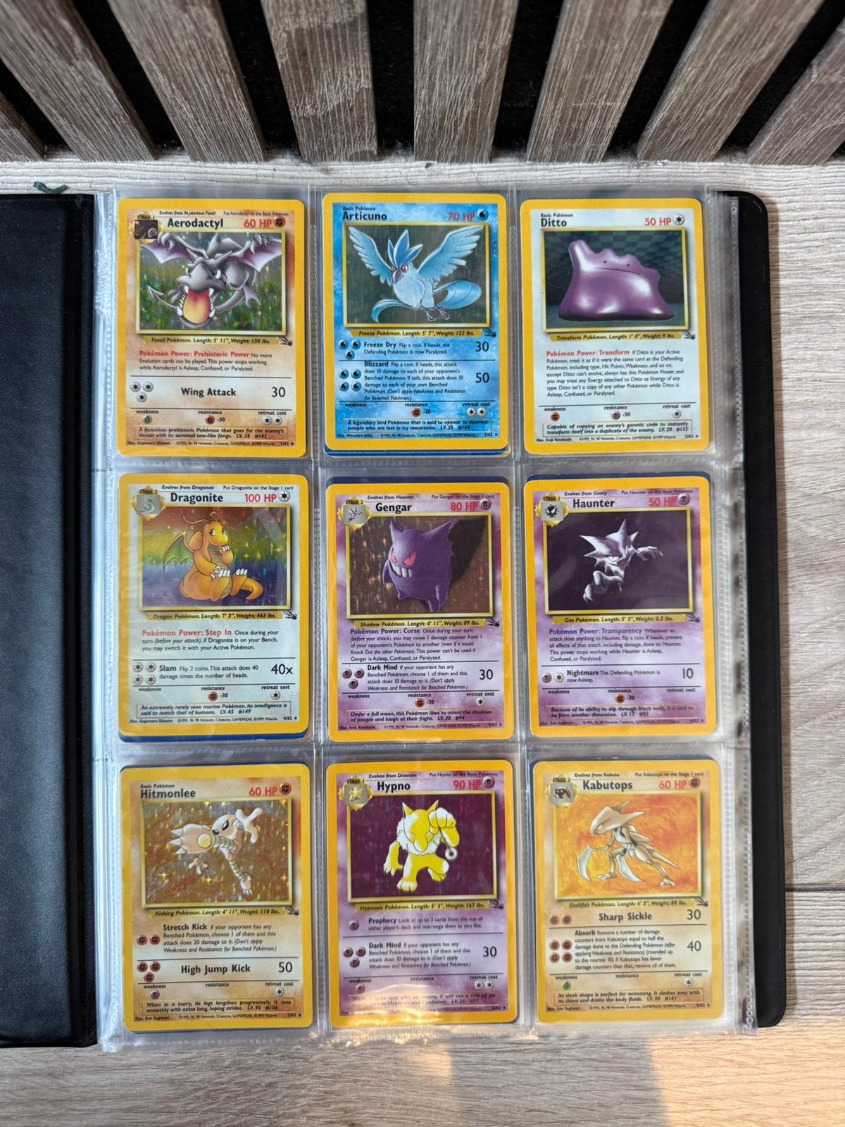 Pokémon Fossil Master Set Good / Excellent / Near Mint, Ophalen of Verzenden, Zo goed als nieuw, Meerdere kaarten