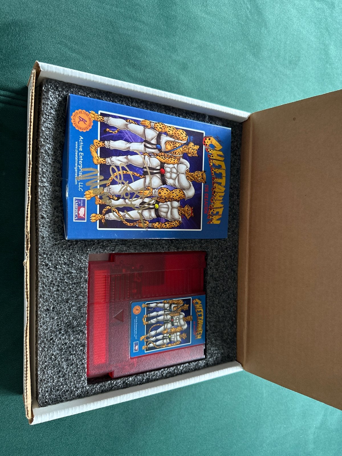 Cheetahmen The Creation Reproductie Gesigneerd Compleet, Spelcomputers en Games, Games | Nintendo NES, 1 speler, Ophalen of Verzenden