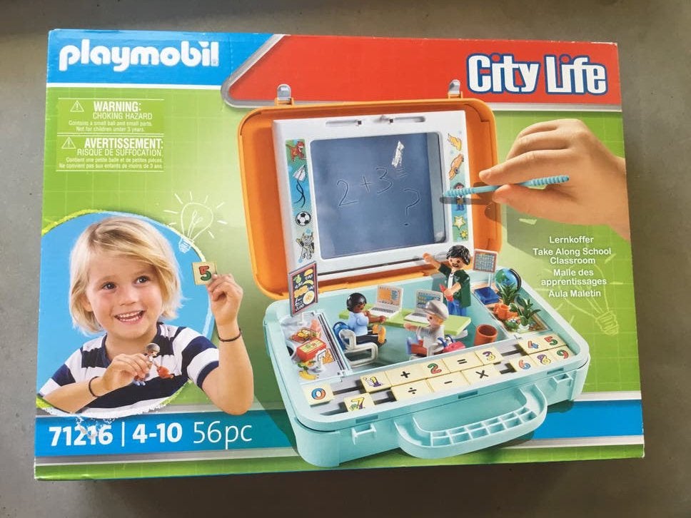 Nieuw Playmobil City Life School in Koffer 71216, Kinderen en Baby's, Ophalen of Verzenden, Nieuw, Bouwen