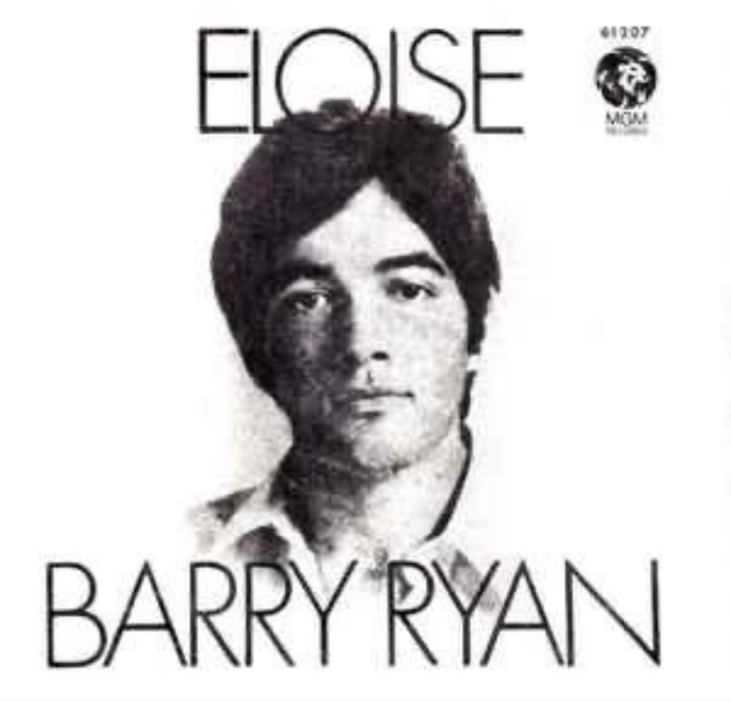 Barry Ryan - Eloise (Single, 1968) VG+, 7 inch, Single, Ophalen of Verzenden, Zo goed als nieuw