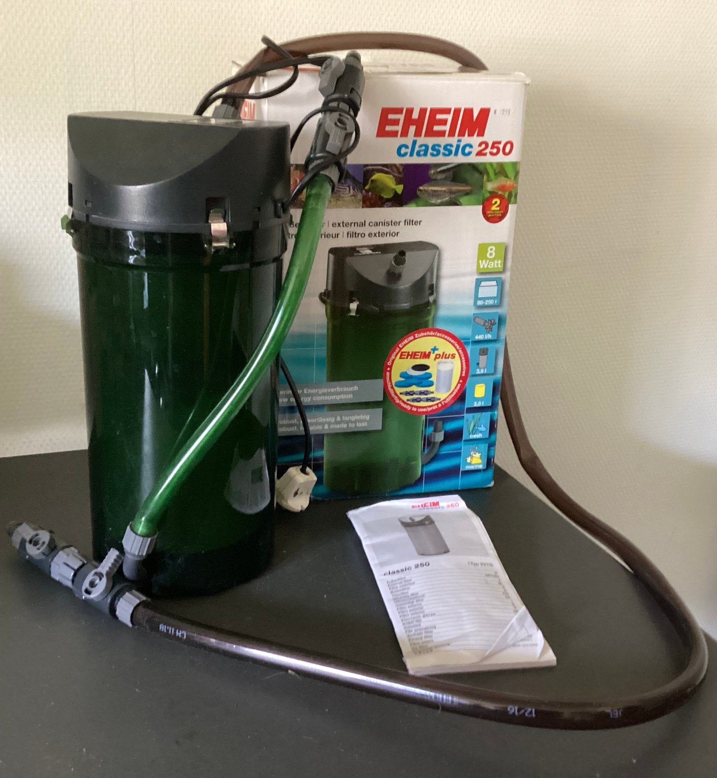 Aquarium pomp met toebehoren, Dieren en Toebehoren, Ophalen, Gebruikt, Pomp, Leeg aquarium