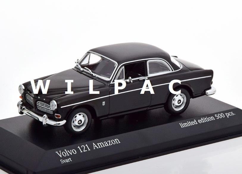 Volvo. Amazon zwart 1966 1 van 500 stuks. Minichamps 1:43 ., Ophalen of Verzenden, Nieuw, Auto, Overige merken