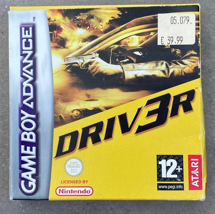 Driver 3 - Game Boy Advance (GBA), Gebruikt, 1 speler, Racen en Vliegen, Ophalen of Verzenden