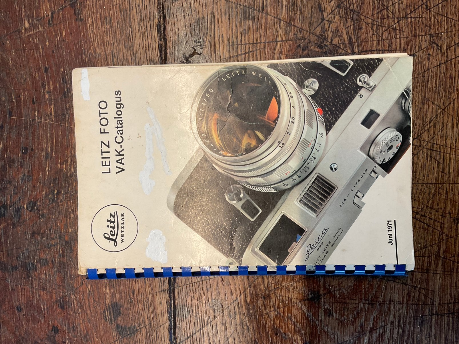 Leitz FOTO VAK-catalogus, Ophalen of Verzenden, Gelezen, Catalogus