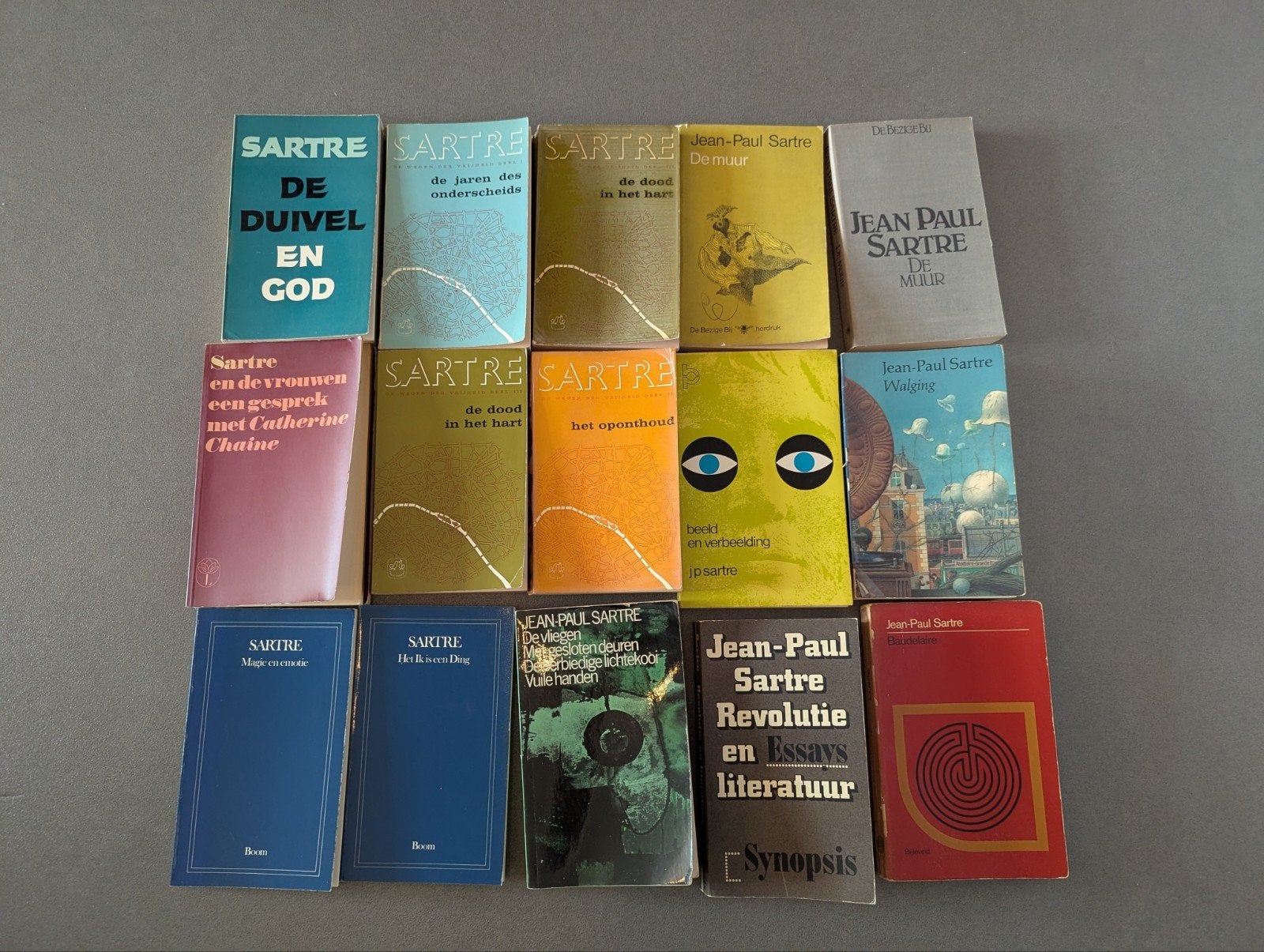 Jean-Paul Sartre collectie – filosofie & existentialisme, Boeken, Ophalen, Gelezen, Jean-Paul Sartre, Nederland