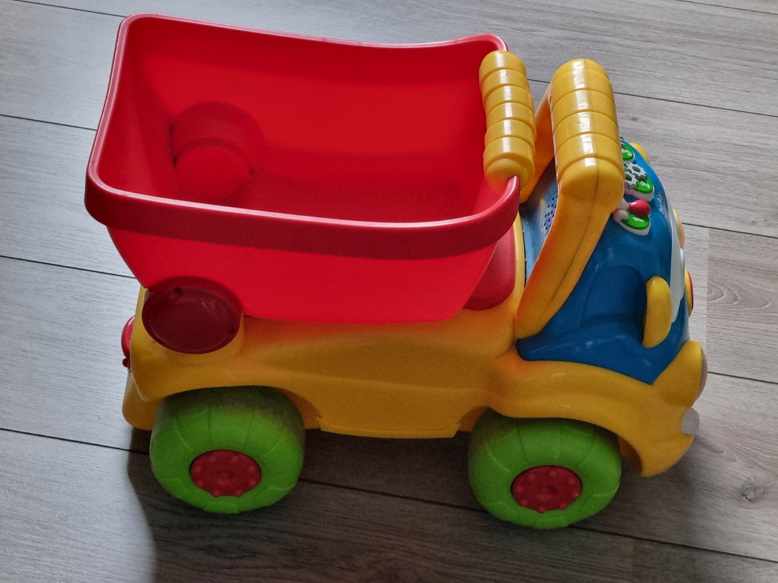 VTech Baby Clementoni Loopauto met kiepbak, Kinderen en Baby's, Ophalen of Verzenden, Gebruikt, Loopvoertuig