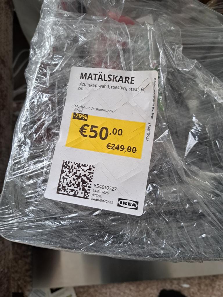 Afzuigkap, Huis en Inrichting, Keuken | Keukenelementen, Nieuw, Minder dan 100 cm, 25 tot 50 cm, 50 tot 100 cm