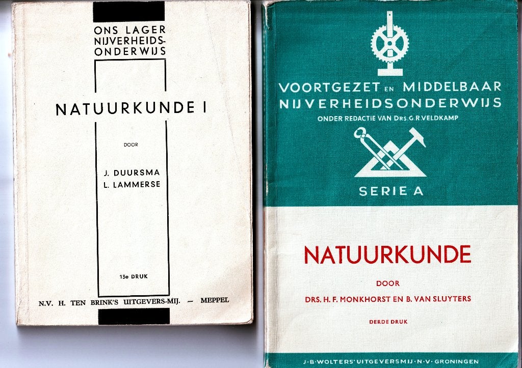 2 oude natuurkundeboekjes, Ophalen of Verzenden, Gelezen, Overige niveaus, Natuurkunde