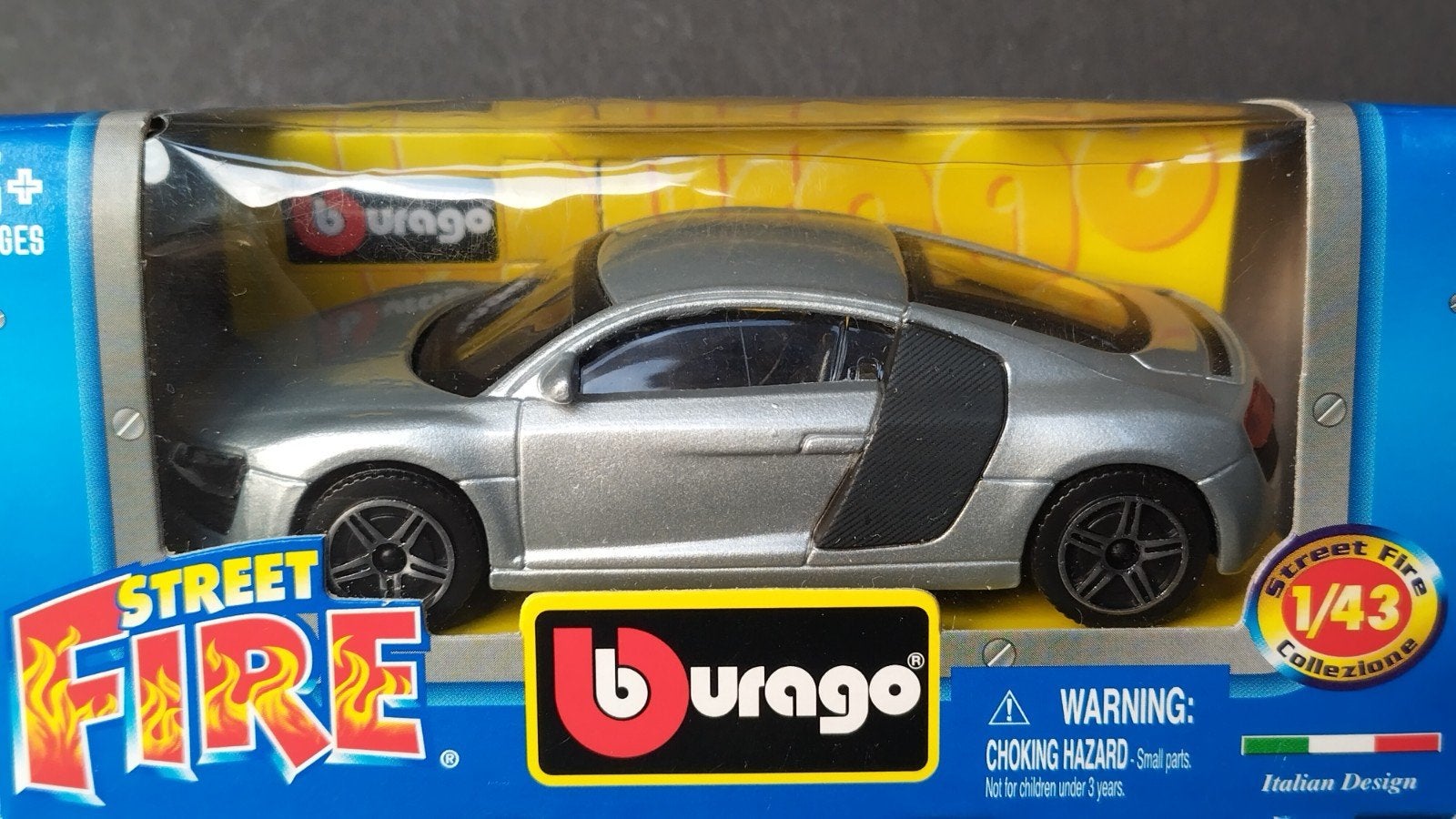 Audi R8 1:43 Bburago Burago Pol, Overige merken, Auto, Verzenden, .