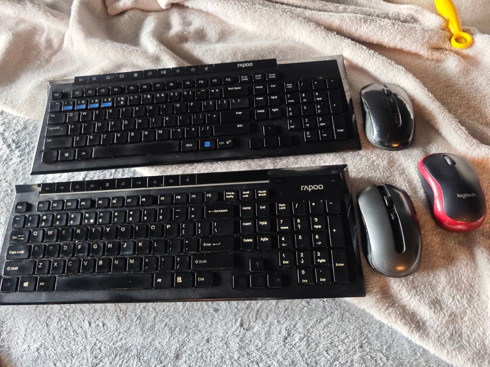 Rapoo Wireless Keyboard & Mouse Set, Computers en Software, Toetsenborden, Ophalen of Verzenden, Draadloos, Qwerty, Rapoo, Logitech