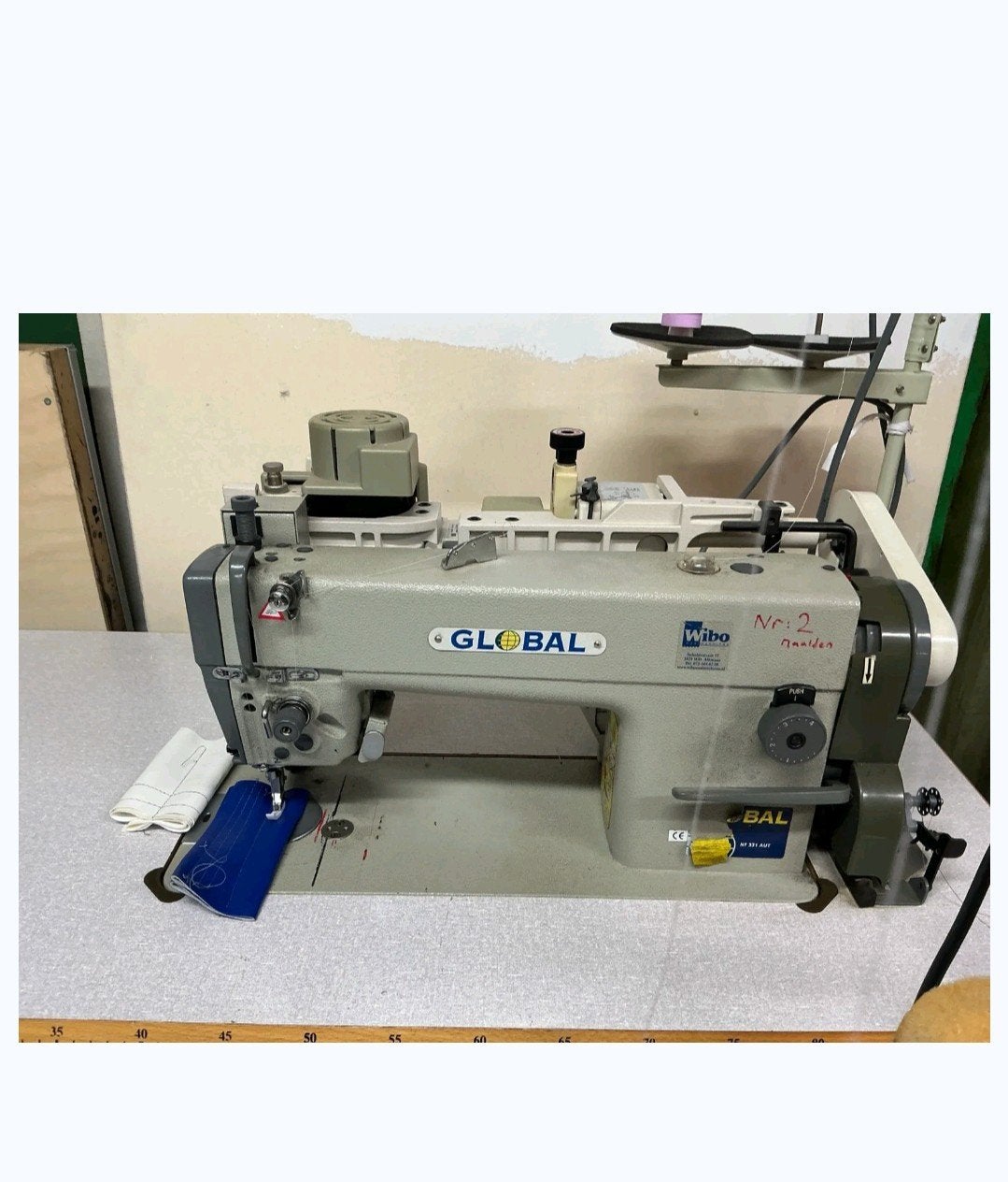 Industriële Naaimachine Global, Overige merken, Gebruikt, Ophalen of Verzenden, Naaimachine
