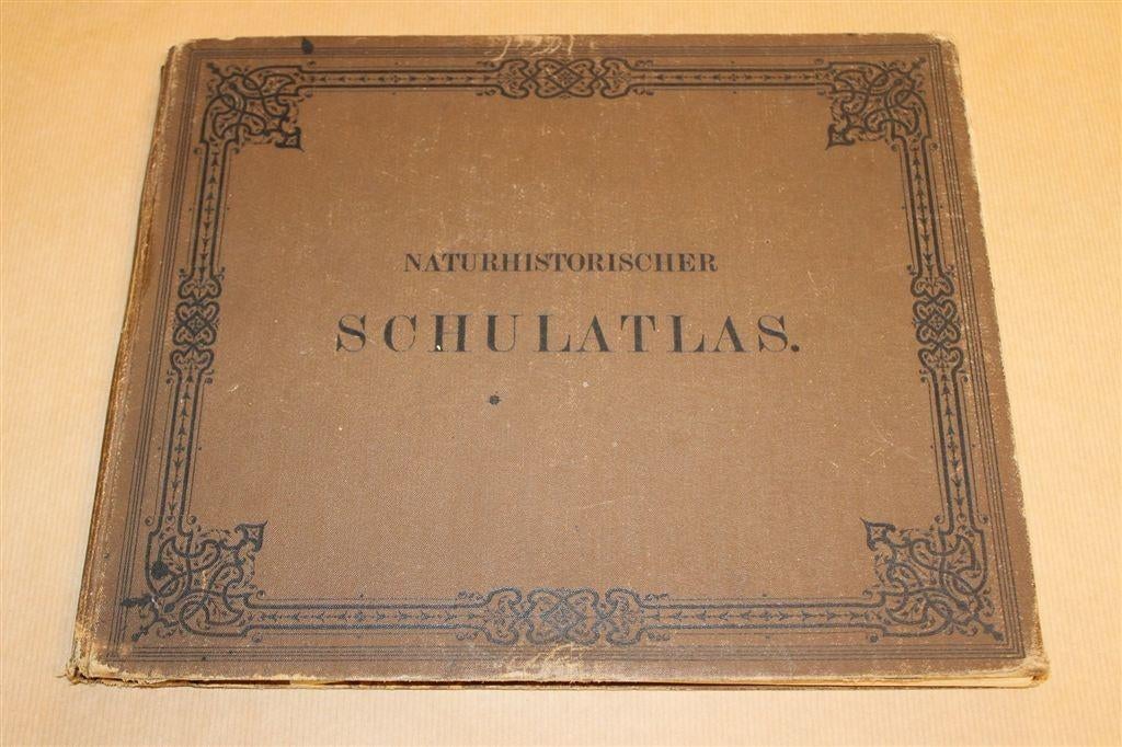 Antieke Natuurhistorische Atlas [1892] — Veel Litho's, Ophalen of Verzenden
