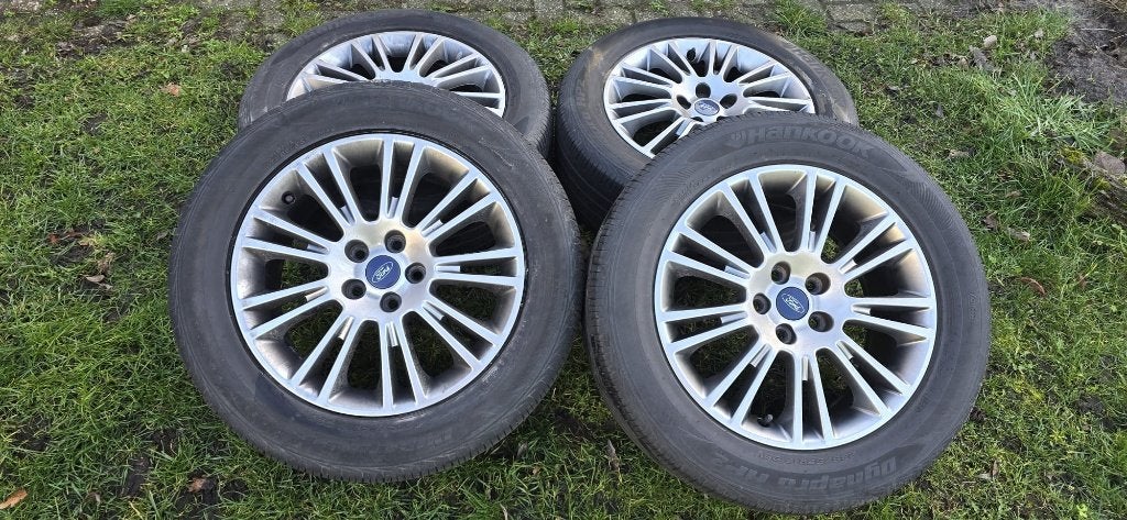 Ford velgen met all season banden 235/55R17, Auto-onderdelen, Banden en Velgen, Ophalen, Gebruikt, Banden en Velgen, 17 inch