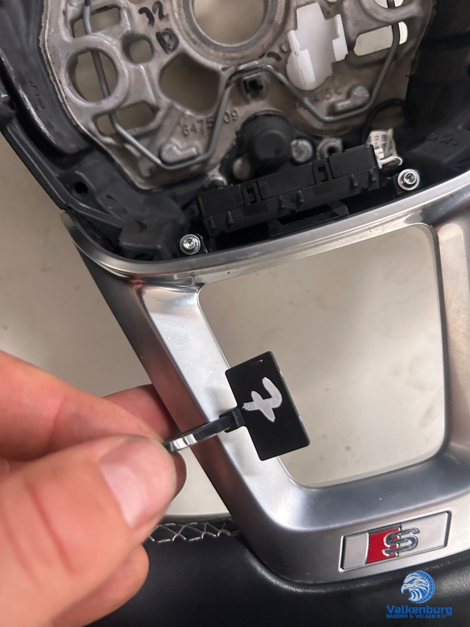 Originele Audi Q3 83A S line leder geperforeerd stuurwiel st, Auto-onderdelen, Gebruikt, -, -, Ophalen of Verzenden