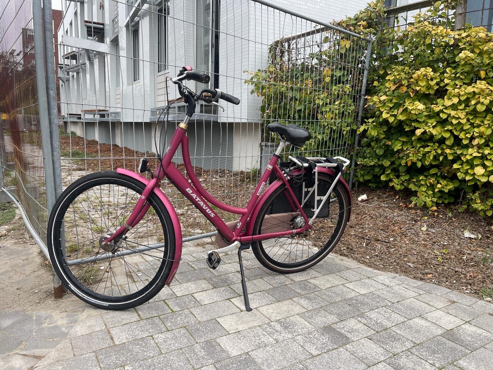 Batavus fiets red, Fietsen en Brommers, Fietsen | Dames | Damesfietsen, Ophalen, Terugtraprem, Versnellingen, Batavus