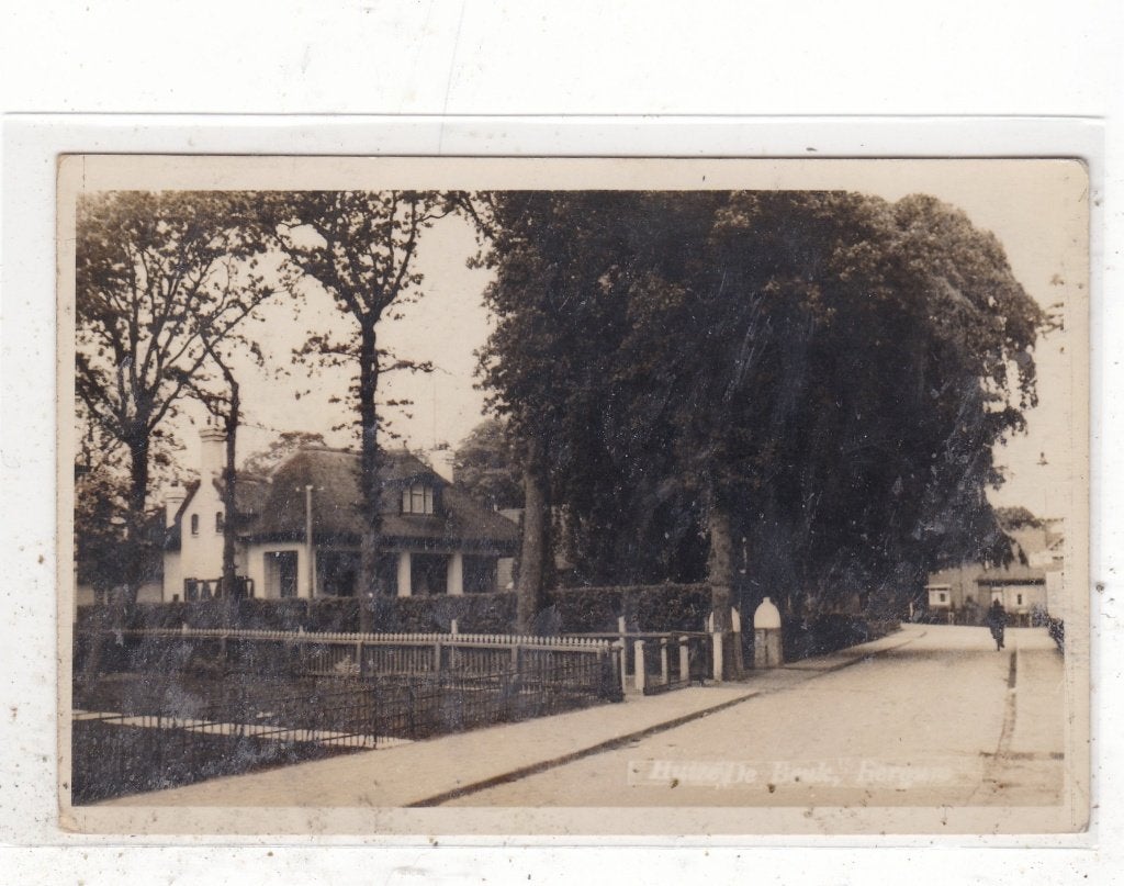 Bergum-Huize De Beuk 1933 fotokaart, Verzenden, 1920 tot 1940, Gelopen, Friesland