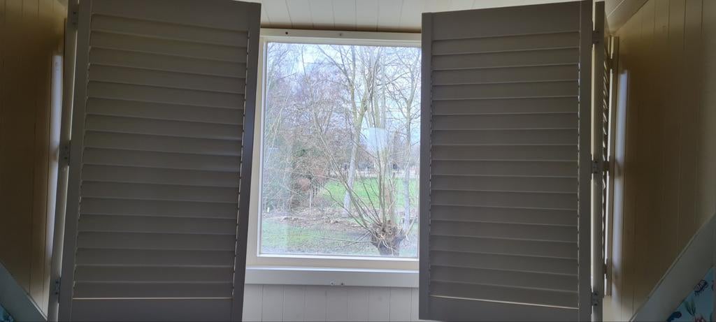Mooie luxe shutters, op maat gemaakt vakwerk, Ophalen, Zo goed als nieuw