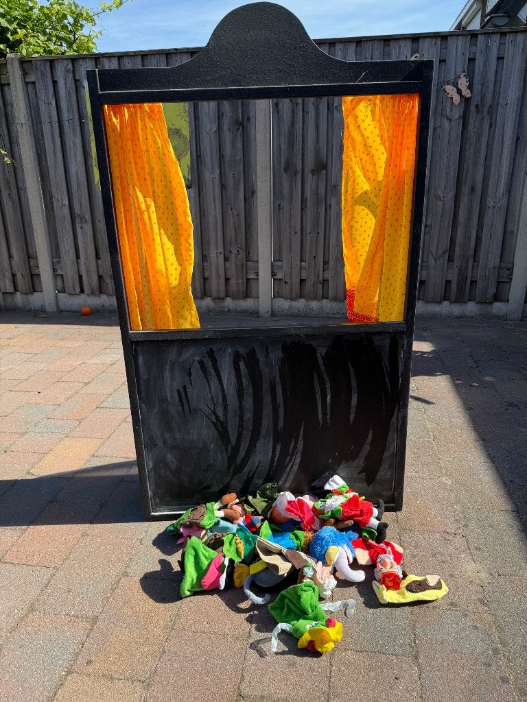 Poppenkast, Kinderen en Baby's, Speelgoed | Poppen, Ophalen, Gebruikt, Overige typen