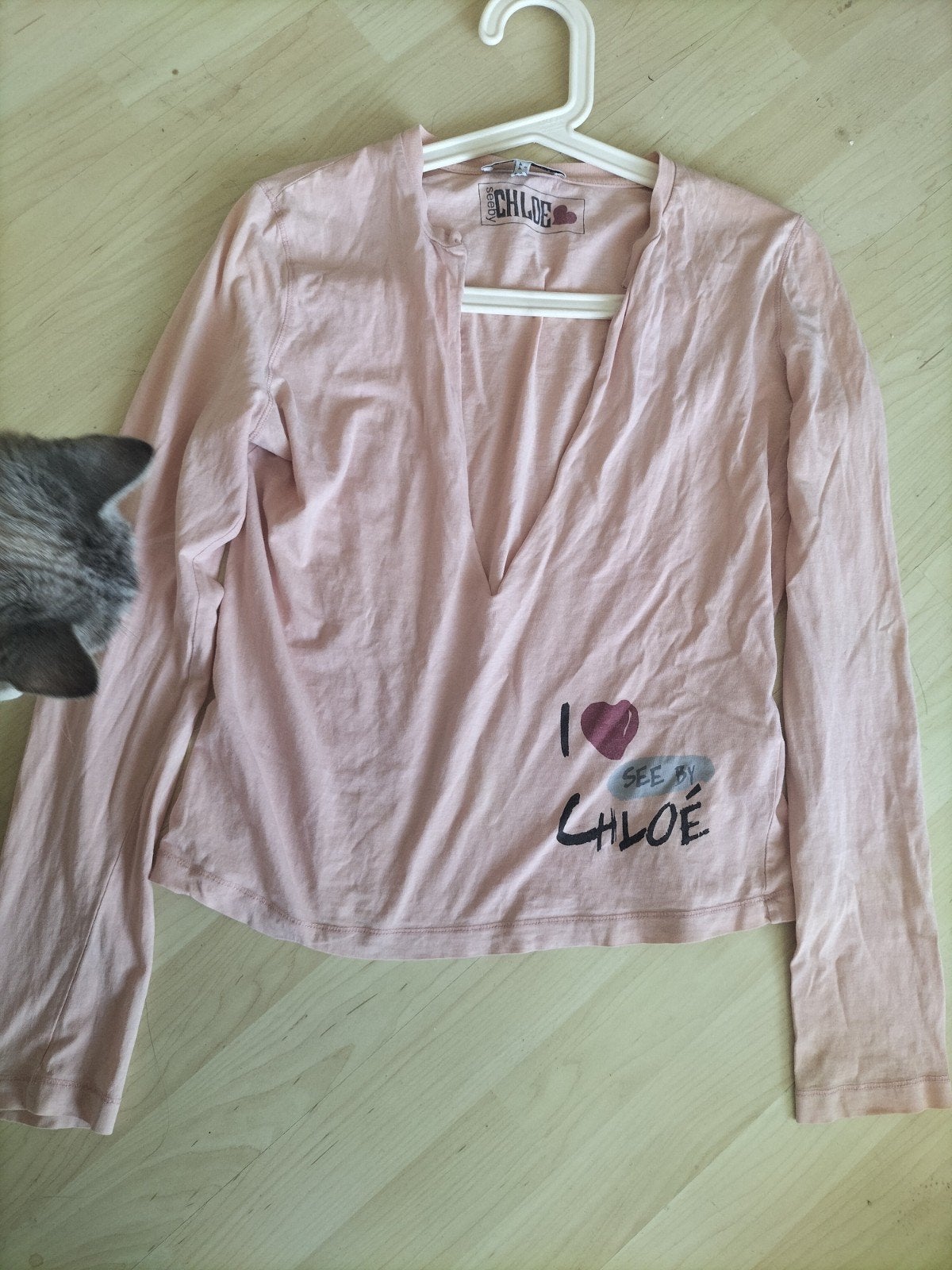 See by Chloé roze shirt met lange mouwen, Ophalen of Verzenden, See by Chloé, Lange mouw, Roze