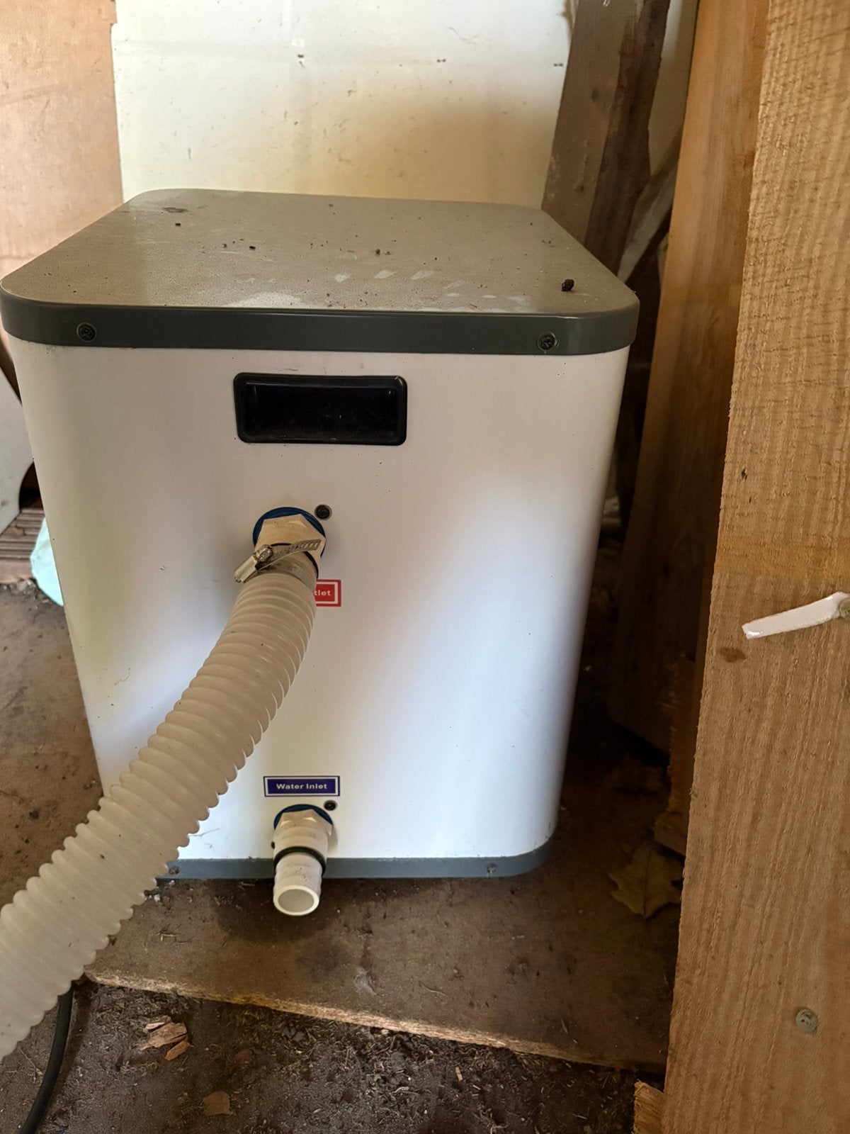 Warmtepomp zwembad, Tuin en Terras, Ophalen, Zo goed als nieuw