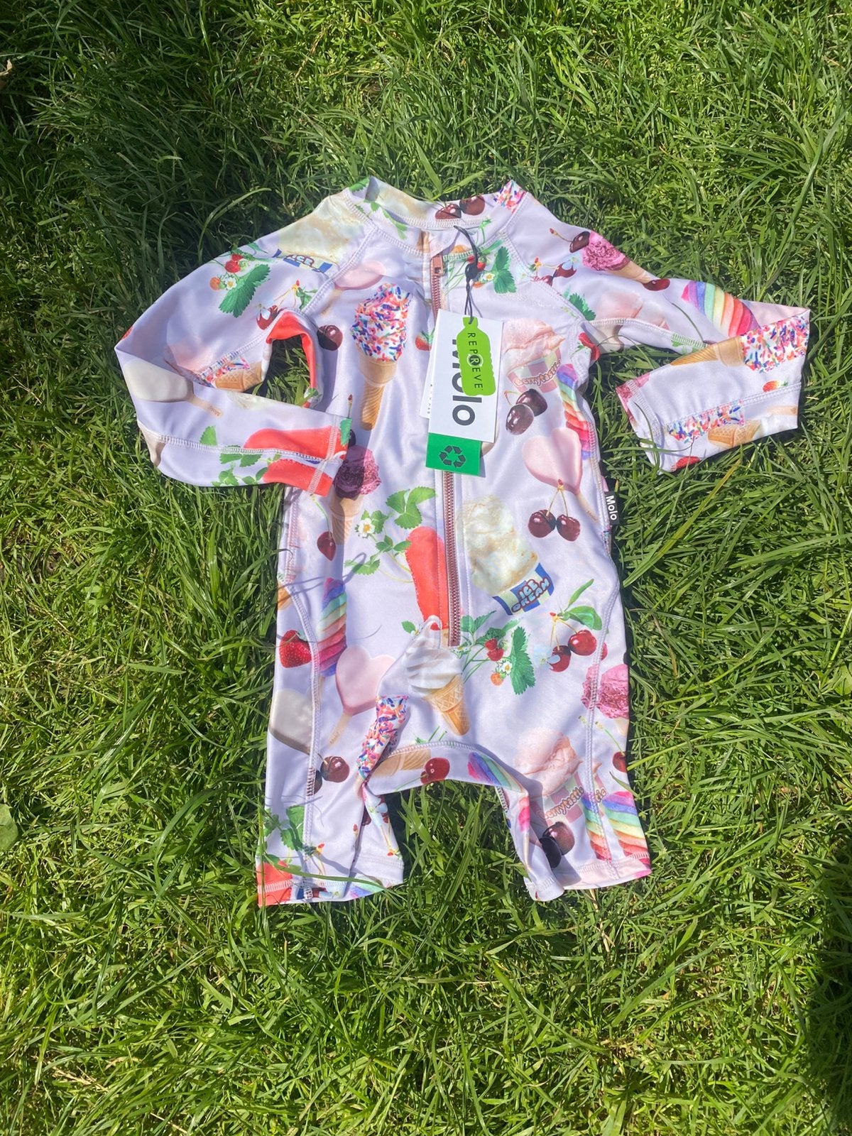 Prachtig uv-pak Molo mt 98/104, Maat 104, Jongen of Meisje, Badpak, Nieuw